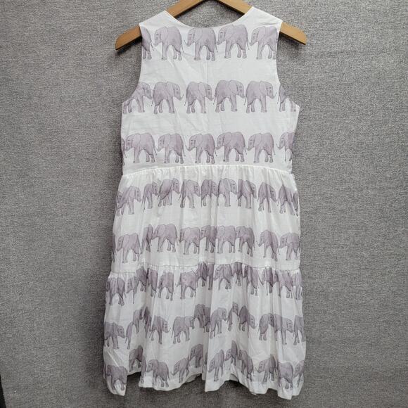 BROOKE WRIGHT CHLOE DRESS, ELEPHANT, SIZE S/M - Picture 2 of 8